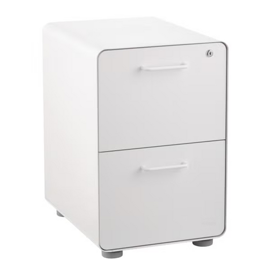 Stow 2-Drawer File Cabinet White