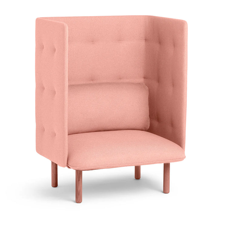QT Privacy Lounge Chair - Blush