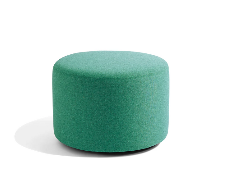 Block Party Round Ottoman, 24"D